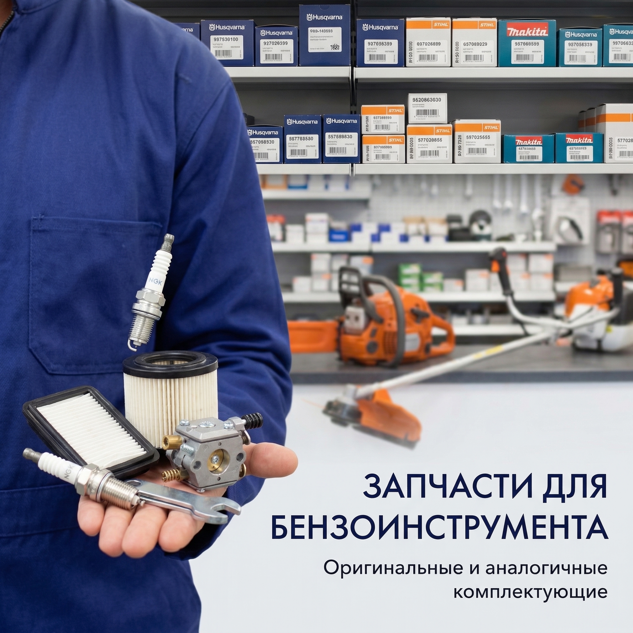 Запчасти для бензоинструмента